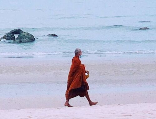 A moment to reflect on Hua Hin beach